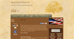 Desktop Screenshot of bangsfuneralhome.com