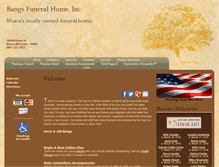 Tablet Screenshot of bangsfuneralhome.com